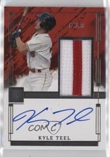2024 Panini Impeccable Elegance Prospect Jersey Autographs Kyle Teel #EPJ-KT card