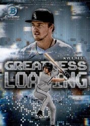 2025 Bowman Greatness Loading Kyle Teel #GL-15 card