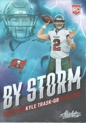 2021 Panini Absolute By Storm Kyle Trask #17 card