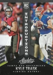 2021 Panini Absolute Introductions Kyle Trask #17 card