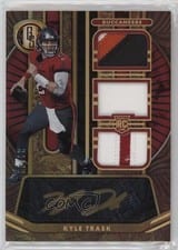 2021 Panini Gold Standard Rookie Jersey Autographs Triple Kyle Trask #278 card