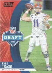 2021 Score NFL Draft Kyle Trask #D17 card