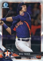 2018 Bowman Chrome Prospects Kyle Tucker #BCP160 card