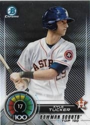 2018 Bowman Scouts Top 100 Kyle Tucker #BTP-17 card