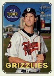 2018 Topps Heritage Minor League Base Set Kyle Tucker #11 card