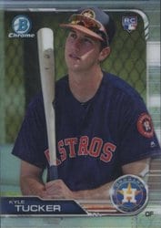 2019 Bowman Chrome Base Set Kyle Tucker #25 card