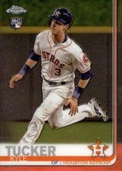 2019 Topps Chrome Base Set Kyle Tucker #39 card