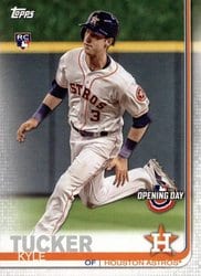 2019 Topps Opening Day Base Set Kyle Tucker #18 card