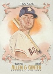 2021 Topps Allen & Ginter Base Set Kyle Tucker #223 card