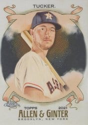 2021 Topps Allen & Ginter Chrome Base Set Kyle Tucker #223 card