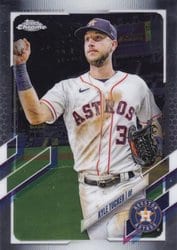 2021 Topps Chrome Base Set Kyle Tucker #208 card