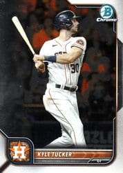 2022 Bowman Chrome Base Set Kyle Tucker #40 card