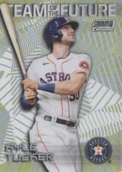 2022 Stadium Club Chrome Team of the Future Kyle Tucker #TOF-12 card