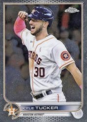 2022 Topps Chrome Base Set Kyle Tucker #45 card