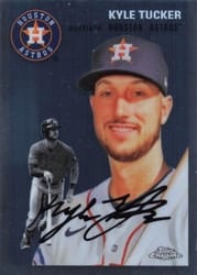 2023 Topps Chrome Platinum Anniversary Base Set Kyle Tucker #263 card