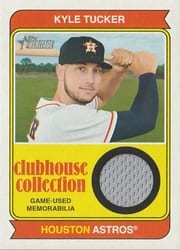 2023 Topps Heritage Clubhouse Collection Relics Kyle Tucker #CCR-KT card