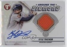 2023 Topps Pristine Around the Diamond Autograph Relics Kyle Tucker #ADR-KT card