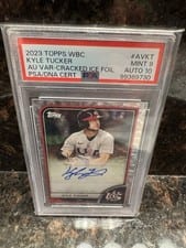2023 Topps World Baseball Classic Autographs Kyle Tucker #AV-KT card