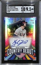 2023 Topps World Baseball Classic Country Debut Autographs Kyle Tucker #CDA-KT card