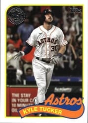 2024 Topps 1989 Topps Baseball 35th Anniversary (Series 2) Kyle Tucker #89B2-6 card