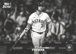 2024 Topps Black & White Base Set Kyle Tucker #36 card