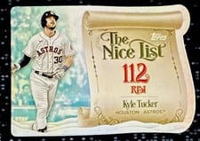 2024 Topps Holiday Making the Nice List Kyle Tucker #MNL-17 card