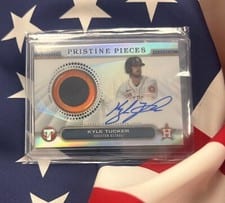 2024 Topps Pristine Pieces Autograph Relic Kyle Tucker #PPAR-KT card