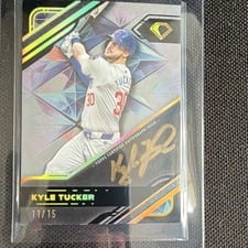 2025 Topps Diamond Icons Black PolychromatINK Autographs Kyle Tucker #BPA-KT card