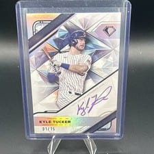 2025 Topps Diamond Icons White PolychromatINK Autographs Kyle Tucker #WPA-KT card