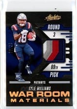 2025 Panini Absolute War Room Materials Kyle Williams #WRM-KWS card
