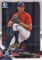 2018 Bowman Chrome Prospects Kyle Wright #BCP14 card