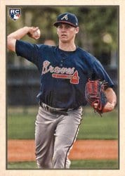 2019 Bowman Heritage Base Set Kyle Wright #53VR-109 card