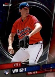 2019 Finest Base Set Kyle Wright #87 card