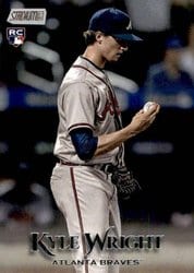 2019 Stadium Club Base Set Kyle Wright #6 card