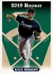 2019 Topps Archives Base Set Kyle Wright #329 card