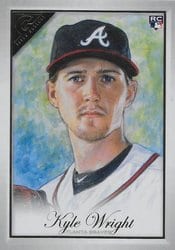 2019 Topps Gallery Base Set Kyle Wright #97 card