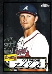 2021 Topps Chrome Platinum Anniversary Base Set Kyle Wright #238 card