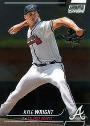 2022 Stadium Club Chrome Base Set Kyle Wright #386 card