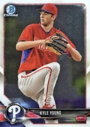 2018 Bowman Chrome Prospects Kyle Young #BCP129 card