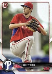 2018 Bowman Prospects Kyle Young #BP129 card
