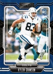 2021 Panini Playbook Base Set Kylen Granson #181 card
