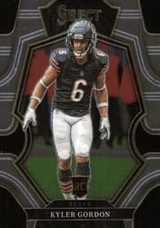 2022 Panini Select Base Set Kyler Gordon #118 card