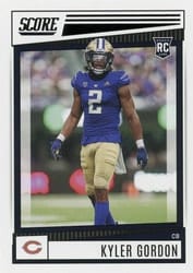 2022 Score Base Set Kyler Gordon #349 card