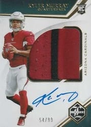 2019 Panini Limited Base Set Kyler Murray #141 card