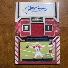 2021 Panini Playbook Hail Mary Signatures Kyler Murray #HMS-KMU card