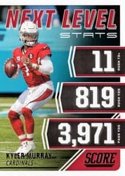 2021 Score Next Level Stats Kyler Murray #NL9 card