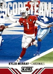 2021 Score Score Team Kyler Murray #ST5 card
