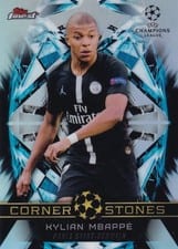 2018 Finest UEFA Champions League Cornerstones Kylian Mbappe #FC-KM card