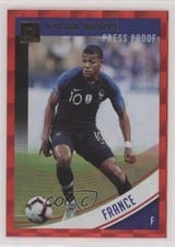 2018 Panini Donruss Kylian Mbappe Press Proof Red #132 card