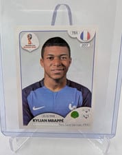 2018 Panini World Cup Stickers Kylian Mbappe #197 card